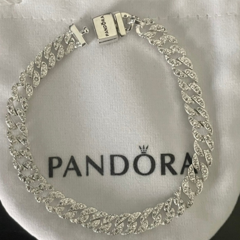 Pandora cuban chain bracelet
